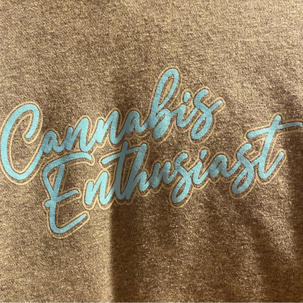 Cannabis enthusiast heavyweight hoodie